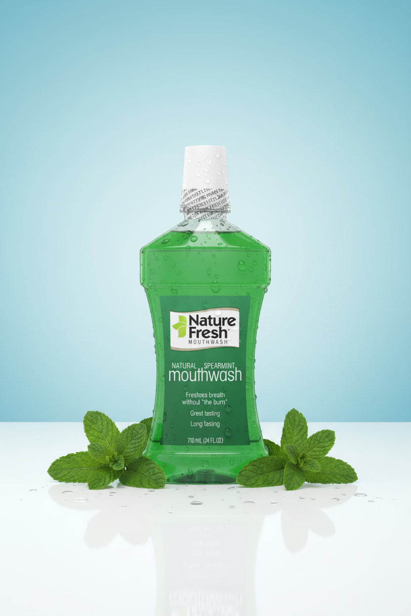 Nature Fresh Natural Spearmint Mouthwash – 24 fl oz