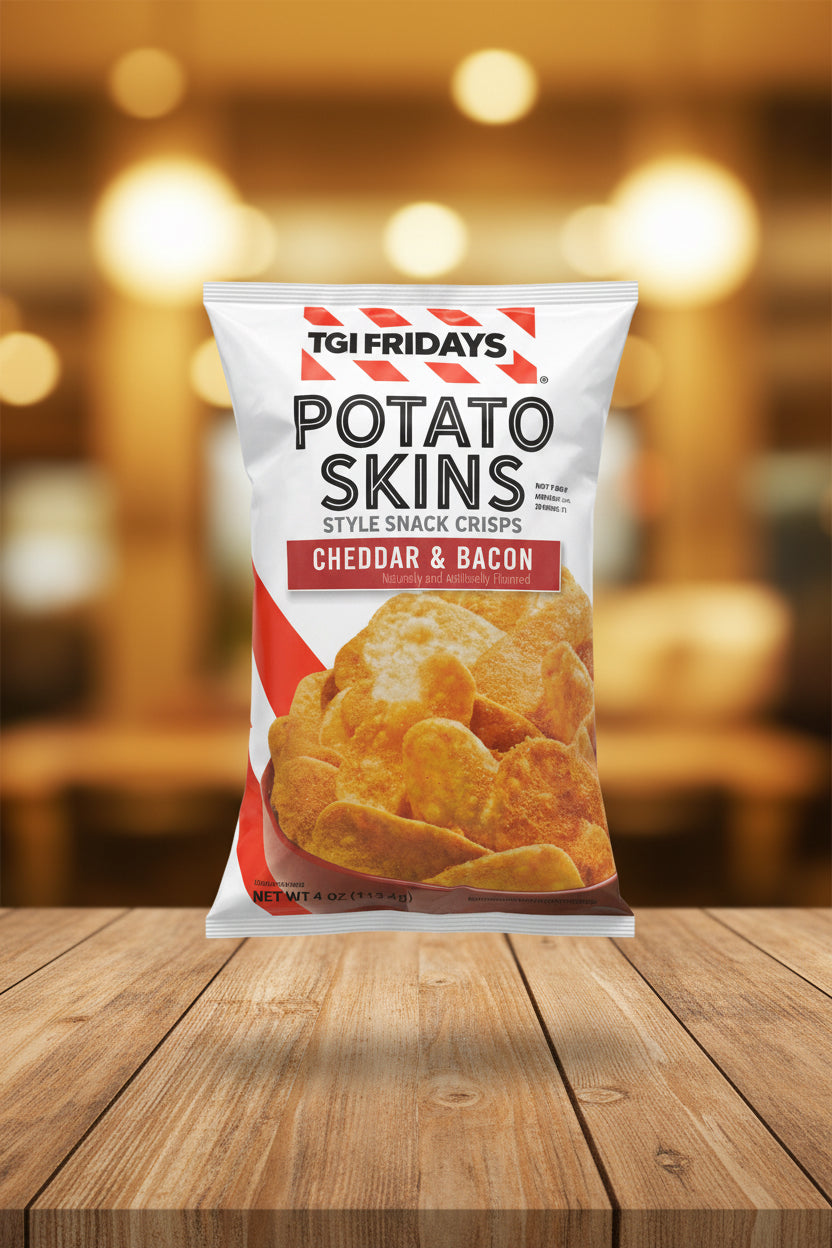 Style Snack Crisps Potato Skins