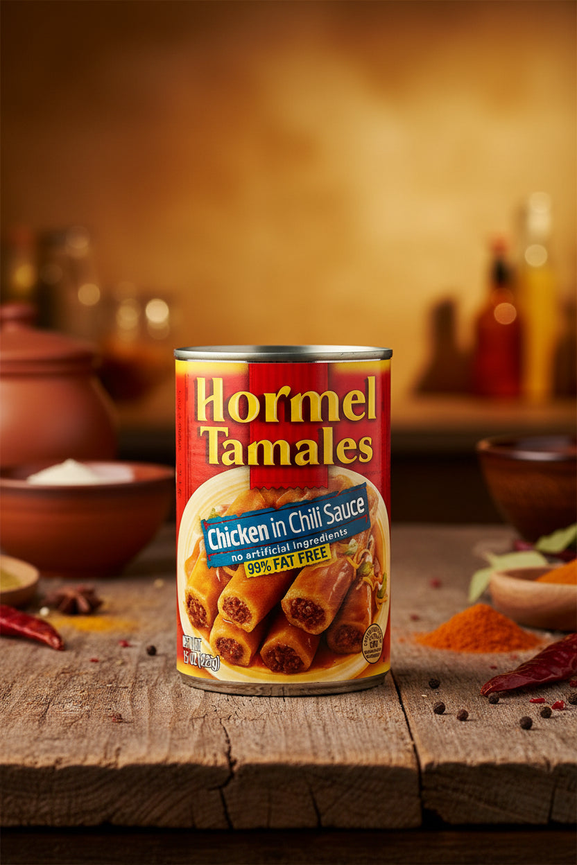 Hormel Chicken Tamales in Chili Sauce